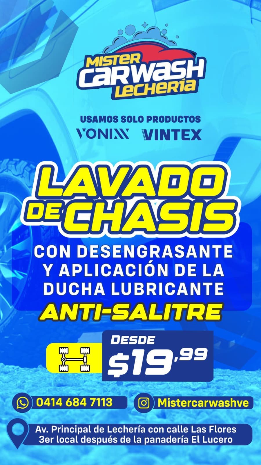 Lavado de Chasis Anti-Salitre